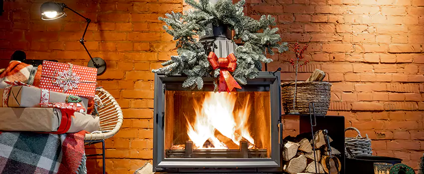 Travis Industries Linear Gas Fireplace Installation in Avenel, New Jersey