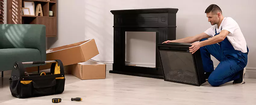 Old Rusted Metal Fireplace Repair And Replacement in Avenel, NJ